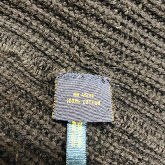 Polo Ralph Lauren Women’s M Rib Knit Cotton Crewneck Sweaters Navy - Picture 3 of 8